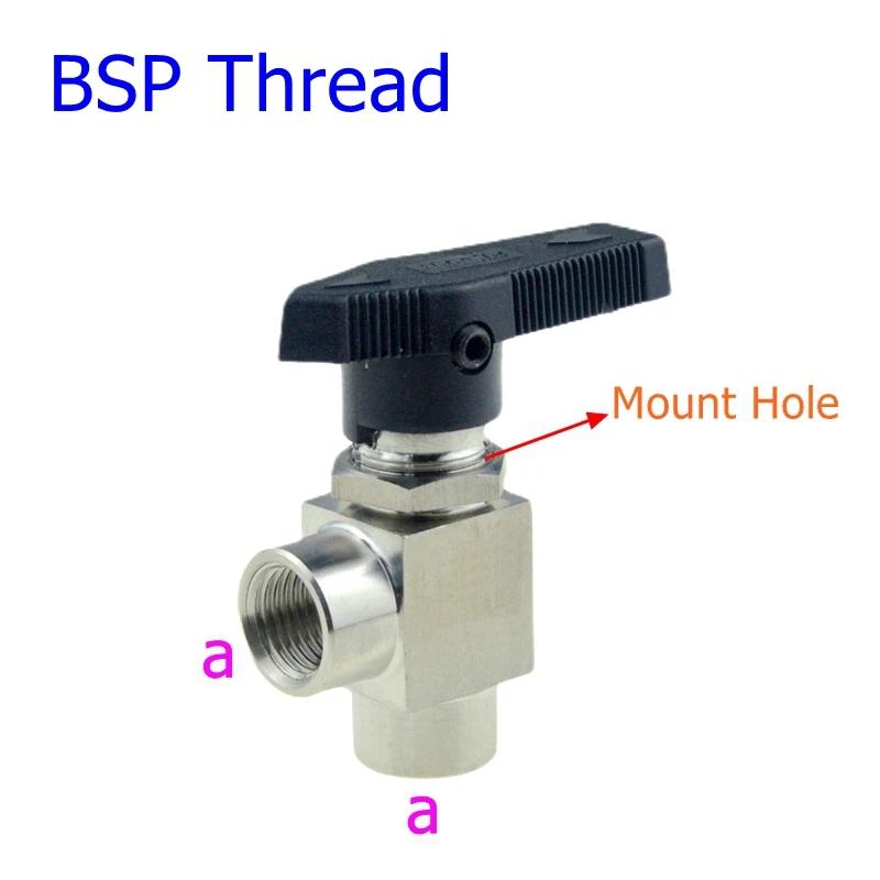 SUS 304 Ball Valve Adjustable Needle Valve 3,6,8,10,12mm1/8,1/4,3/8,1/2NPT Compression Ferrule Fitting Quick Joint Female Thread
