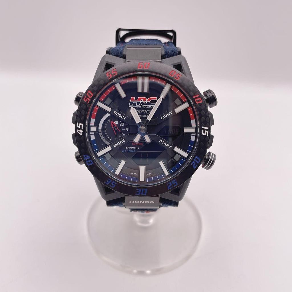 Б/у Ограниченная модель CASIO Casio EDIFICE Часы Honda Honda Racing Модель в честь сотрудничества Солнечные Водонепроницаемые