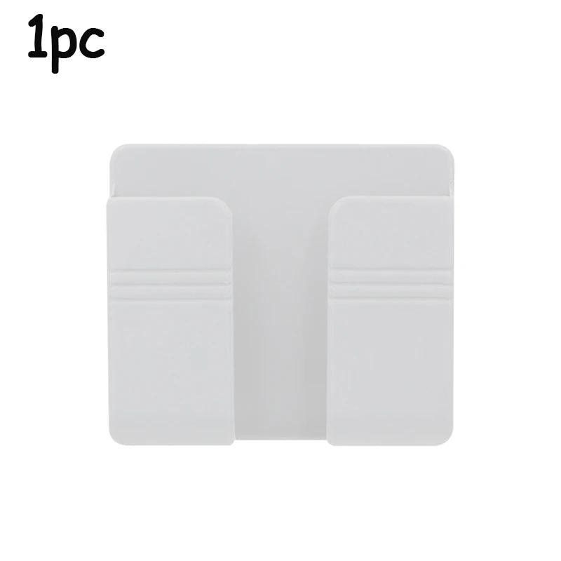 4/2/1 шт. Настенный держатель для мобильного телефона, многофункциональный держатель, пульт дистанционного управления, ящик для хранения, зарядное устройство, крючок, кабель, зарядная док-станция, подставка