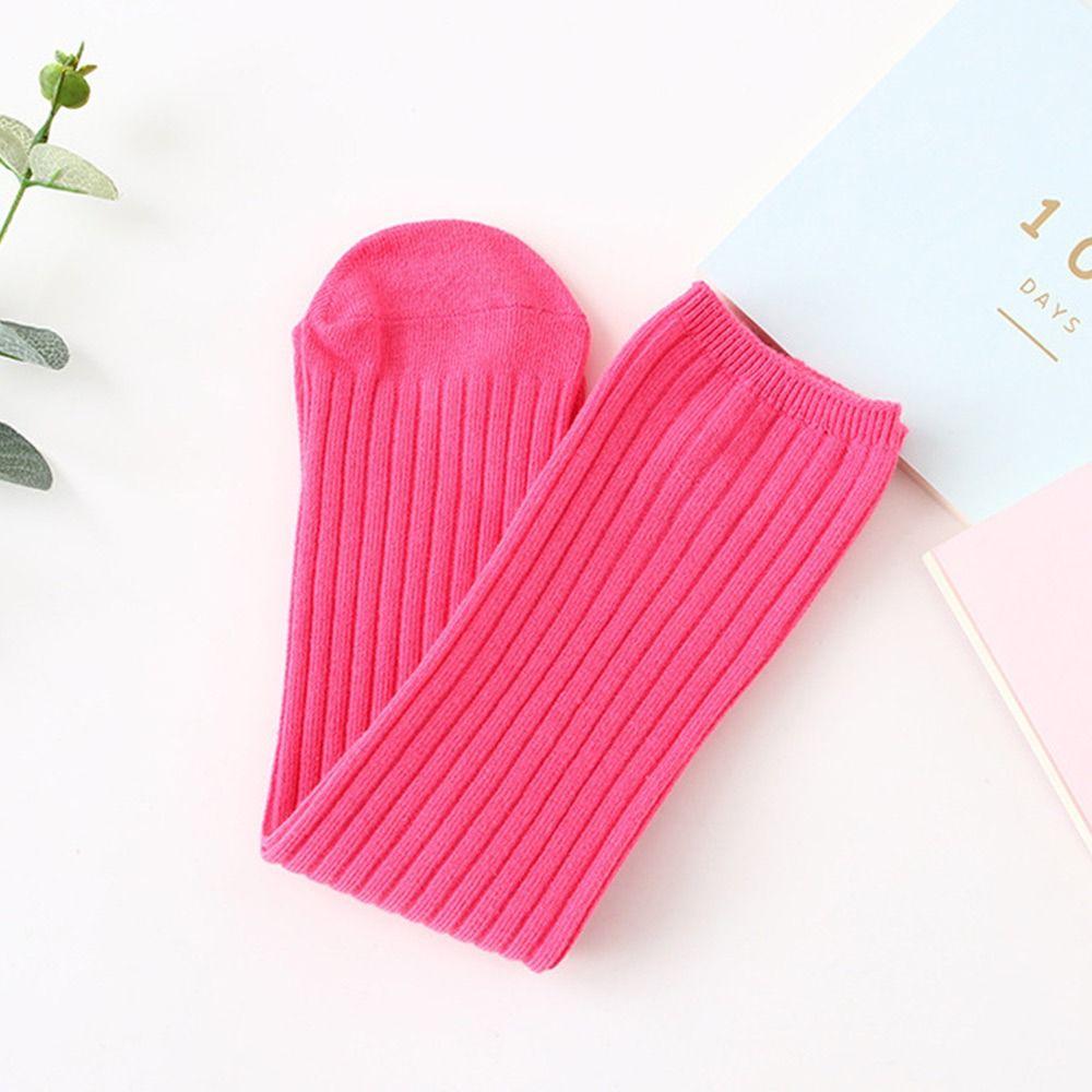 Для малышей 3-12 лет хлопковые милые теплые носки длинные высокие гольфы детские чулки