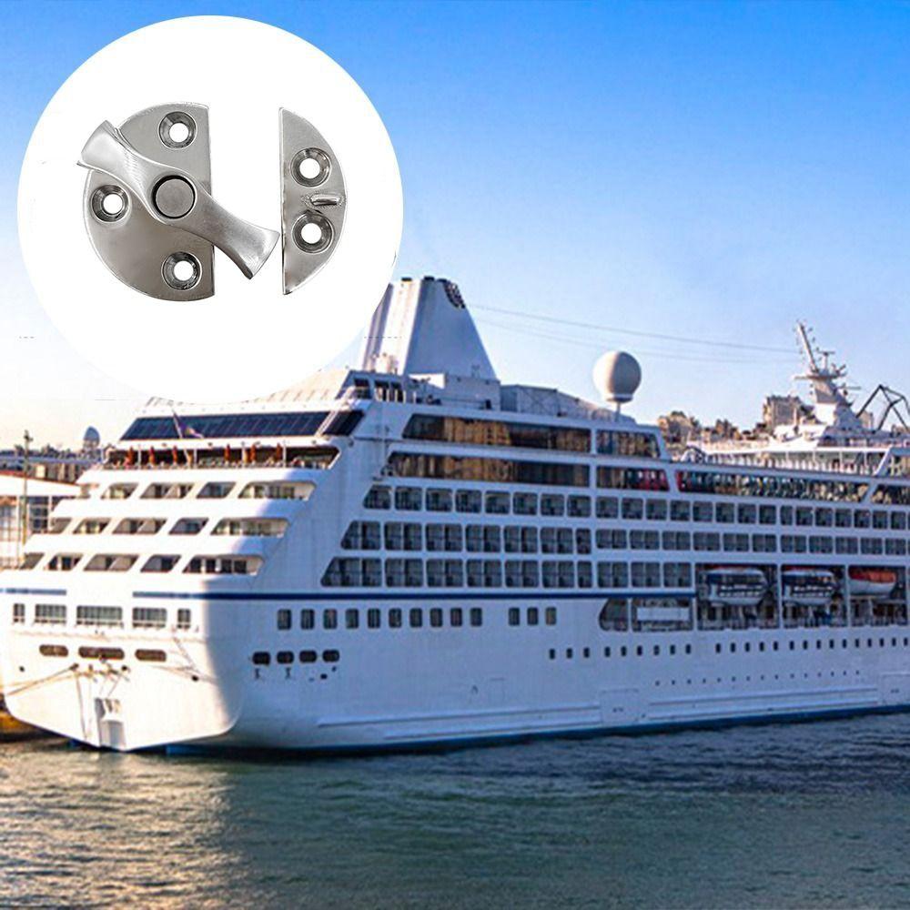 Прочная нержавеющая сталь Петля Коррозионно-стойкая Круглая Литая Петля Защелка Замок Двери