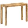 VidaXL Console Table 110x35x76 Cm Raw Mango Wood