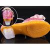 New Princess Shoes Kids Shoes Girls High Heels Dress Shoes Flower Butterfly Sandals Bowknot Crystal Princess Queen Cosplay Party Girl Dance Shoes