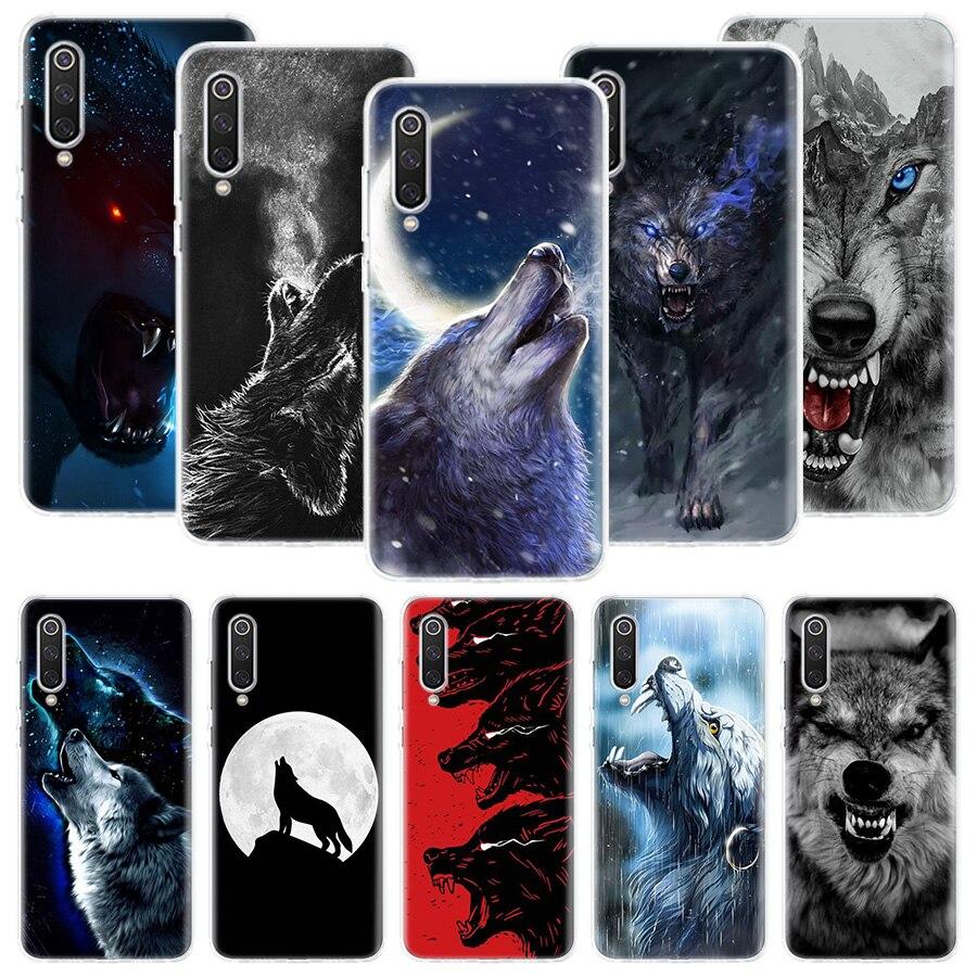Чехол для телефона Angry Animal Wolf Fierce для Xiaomi Redmi Note 10 9 8 11 Pro 11T 11S 10S 9S 9A 9C 9T 8T 8A 7 7A 5 с художественным рисунком