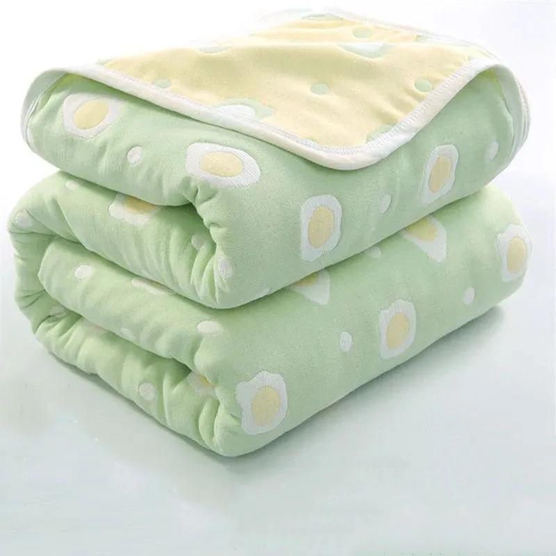 Nordic Throw Blanket For Beds Cotton Gauze Towel Quilt Adult Kawaii Blanket Summer Thickened Sofa Cover Soft Cartoon Bedspread