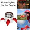 Маска-кормушка для колибри, носимая шляпа-кормушка для колибри, кормушка для диких птиц для сада, патио, внешнего двора