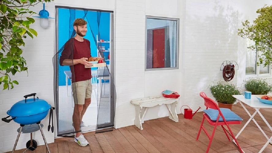 Tesa Mosquito Net Window Mesh with Velcro Tape High Window White 1.2X2.4M