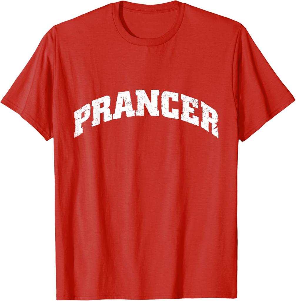 Prancer Holiday Christmas Family Matching Design Gift Unisex T-Shirt