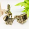 1Pcs Zodiac Horse Statue Ornament Gifts Brass Horse Feng Shui Horse Figurine Miniatures Crafts Office Home Decor Accessory