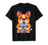 Kawaii Bubble Tea Boba Bae Life Milk Tea Anime Corgi Dog T-Shirt