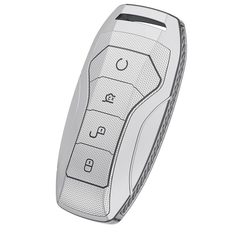 Чехол для ключей BYD: Совместимо с Han EV, Song Pro, Yuan Max, Tang DMI, Qin Plus DMI, Dolphin, e2, e3 и d1.