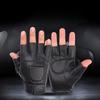 Half Finger PU Leather Gloves Sports Cycling Gloves Outdoor Tactical Performances Mountaineering Fitness Gloves Non Slip Leather Gloves