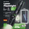 Spotlight Long Range LED Flashlight With Side COB Strong Tail Magnet Lamp Type-C Charging Zoomable Aluminum Alloy Torch Lantern