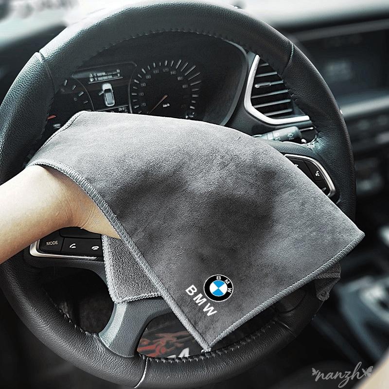 Car Keychain Soft Brush Wash Towel Cleaning Tool Interior Accessory For BMW 1 3 5 7 Series X1 X3 X4 X5 F10 F15 F16 F20 F30 F18 GH5