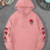 New Autumn And Winter Casual Men's Loose Fleece Warmth Hooded Sweatshirt Casual Multi-purpose 2D Top