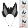 Animal Ears Headdress Soft Plush Hair Accessory Headwear For Cosplay Costume Party And Anime Theme Event