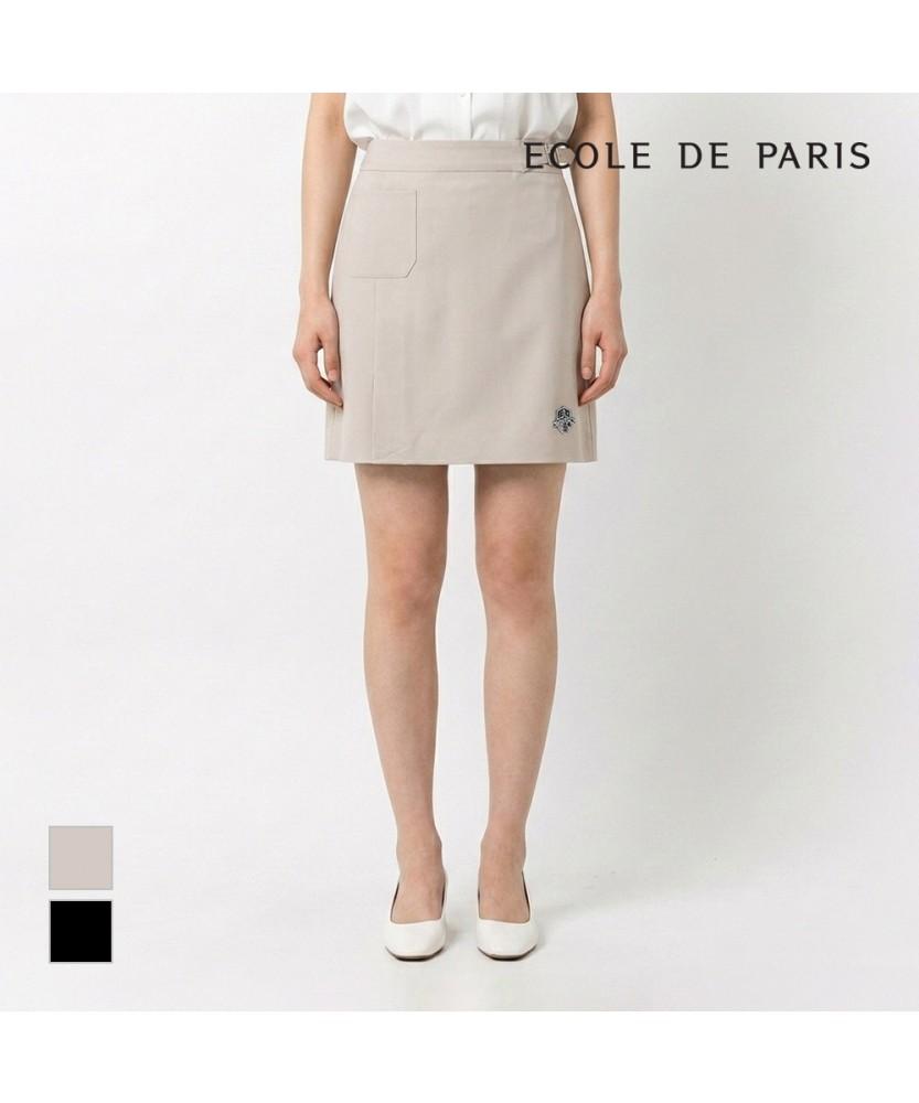 Мини-юбка ECOLEDEPARIS с боковой пряжкой_Rb23Wsa001Z
