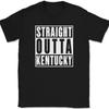 Straight Outta Kentucky T-Shirt Funny Humor State Pride Home US Tee