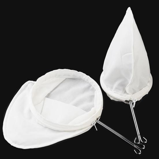 Многоразовый сетчатый фильтр из хлопчатобумажной ткани с ручкой из нержавеющей стали для кофе и чая, распродажа товаров