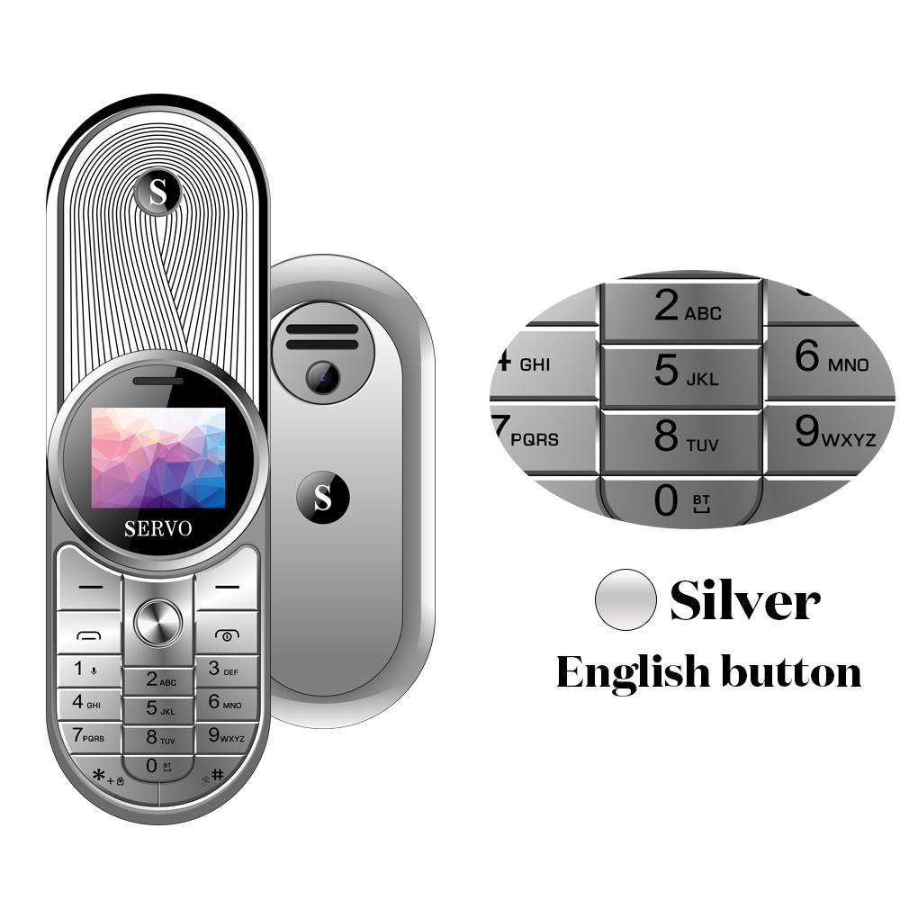 SERVO AURA 2 SIM-карты, FM, MP3 и Bluetooth-дозвонщик, поворотный на 360° мини-телефон, телефон
