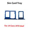 Для Samsung Galaxy J4 Core J410 Одиночный двойной слот для SIM-карты Держатель Адаптер Разъем Запасные части для ремонта