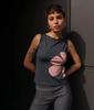 Цветочный летний топ без рукавов 'Spicy Girl': Европейский и американский стиль