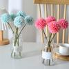 Artificial Dandelion Flower with Stem Home Wedding Party Colorful Faux Flower Floral Arrangement Indoor Outdoor Garden Decoration Photo Props