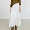 LILY French floral midi skirt for women