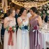 Handheld Wedding Gold Hoop Bouquet Elegant Bridesmaid Floral Hoop Wreath  Anniversary Celebrations