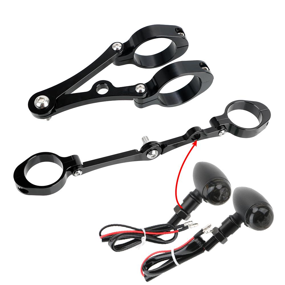 Зажим для крепления на вилке с ЧПУ 39 мм-41 мм, аксессуары для мотоциклов, держатель прожектора, универсальная фара для мотоцикла