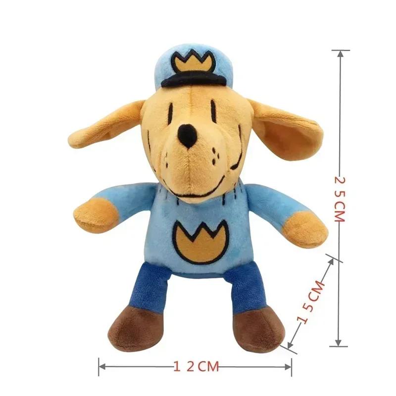 22cm Anime Dog Man Plush Toys Dogman Soft Stuffed Dolls Cartoon Petey Cat Puppy Dogs Animals Plushies Christmas Birthday Gifts
