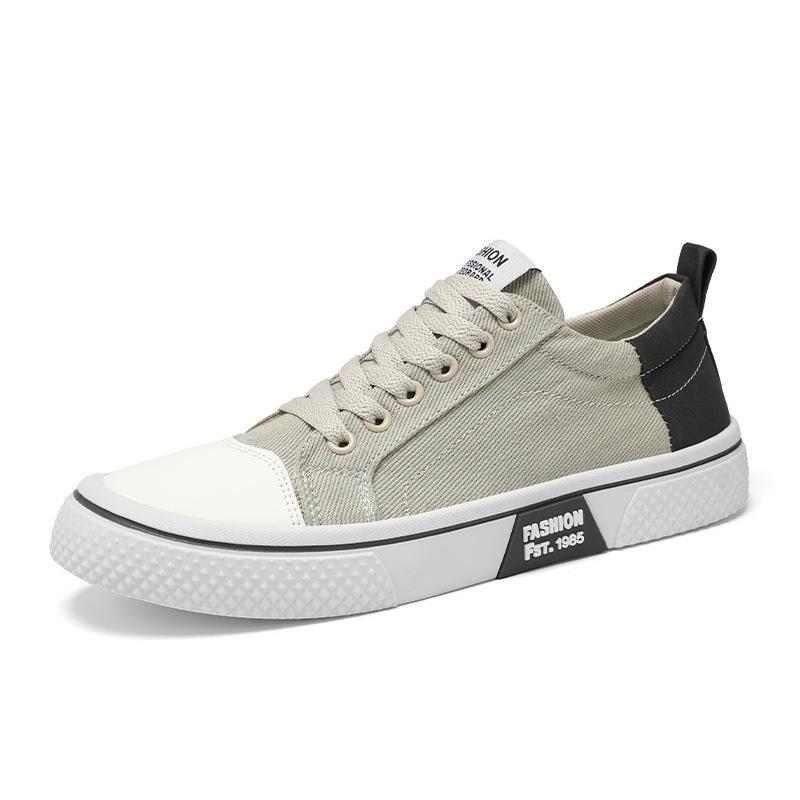Холщовые мужские туфли новая осень универсальные кеды молодежные повседневные спортивные туфли мужские