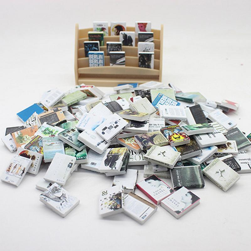 20 шт. 1:12 Миниатюрная книга для кукольного домика, комиксы, маленькие книги, мини-модель, детские игрушки для ролевых игр, аксессуары для кукольного дома