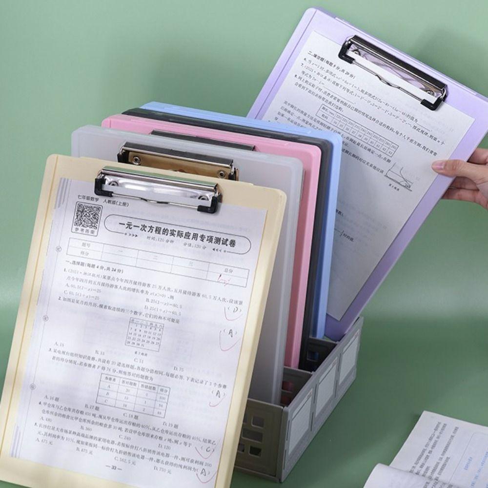 Папка для хранения файлов формата А4, коробка-планшет для хранения файлов, 6 цветов, большая емкость, пластиковая доска для записей, водонепроницаемая, папка для файлов формата А4, для студентов