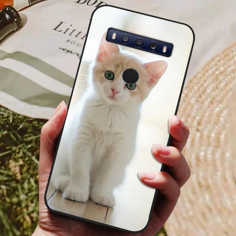 Для TCL 10 SE Чехол Роскошный Волк Лев Силикон ТПУ Мягкий Чехол для Телефона Для TCL 10 SE Coque TCL 10SE Capa TCL10 SE Милый Funda