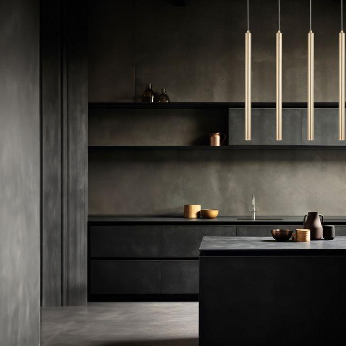 5x10W G9 Gold IP20 трубчатый подвес