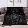 Mystical Fox Tribal Design Blanket Patterned flannel blanket perfect for the bedroom living room, sofa, or a little nap