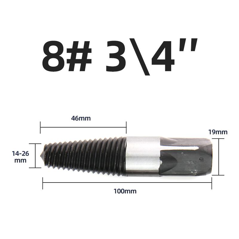 5/6 шт. экстрактор для винтов, набор металлических сверл, экстрактор для удаления поврежденных винтов, деревообрабатывающие инструменты, экстрактор сломанных болтов для водопроводных труб
