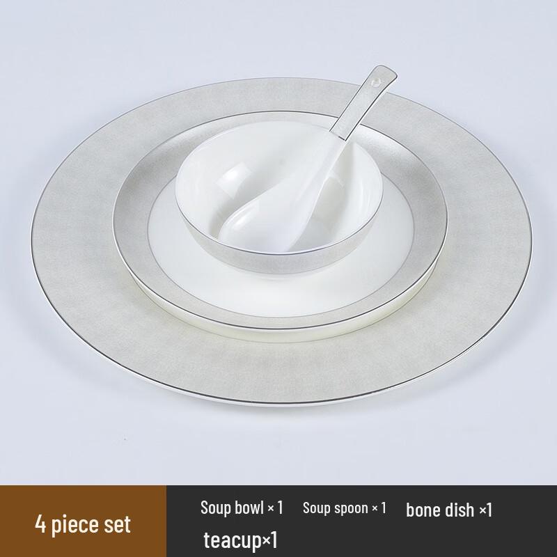 ZISIZ Cinderella Chinese Style Bone China Tableware Set
