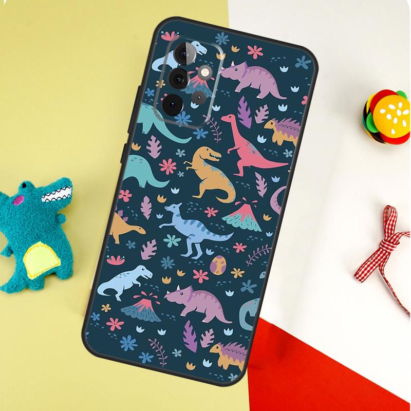 Милый Детеныш Динозавра Для Samsung Galaxy A53 A33 A13 A54 A34 A14 A55 A35 A15 A05 A06 A16 A22 A32 A52 Чехол для Телефона