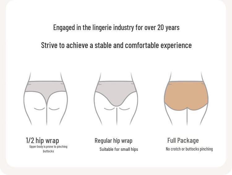 Maoren Women's Seamless Modal & Silk Crotch Briefs