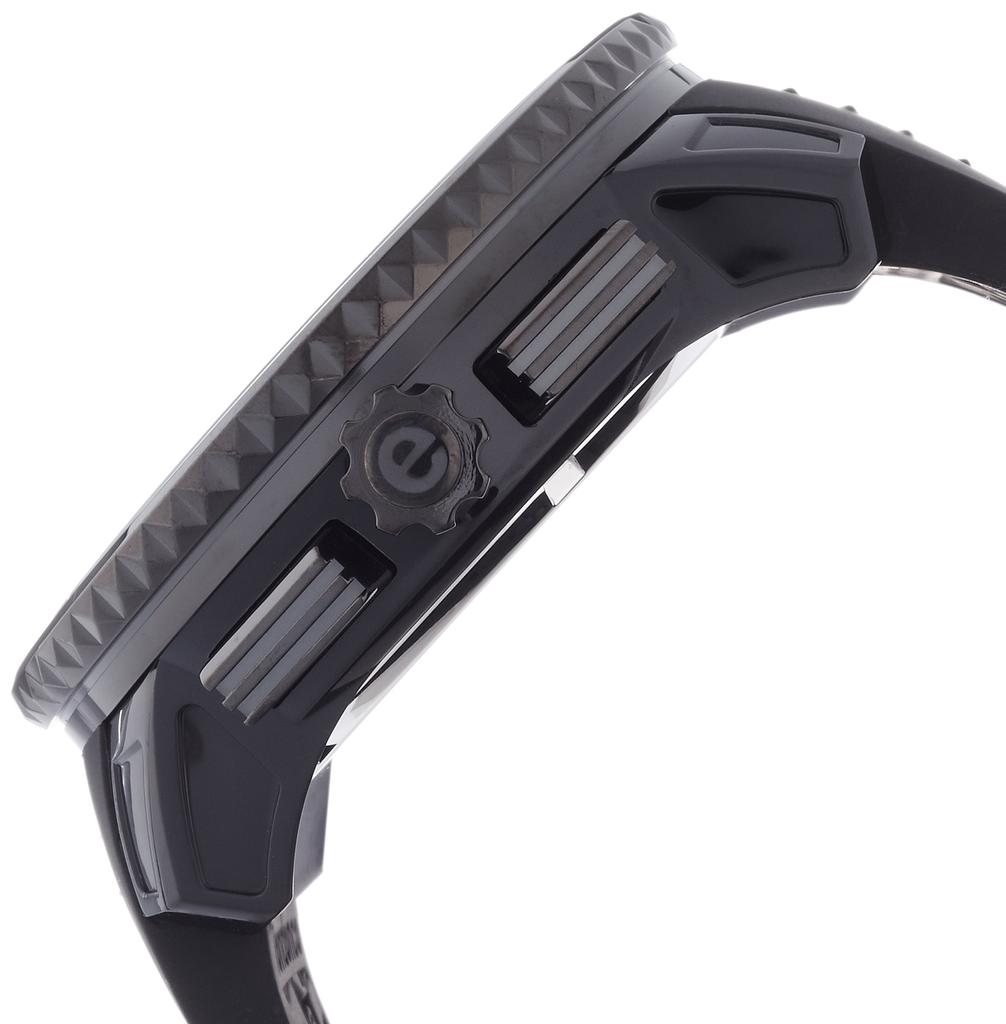 [Tendence] Gulliver Round Chronograph Gulliver Round Chronograph Black Dial Stainless Steel Mineral Glass Quartz 51MM Watch TG460010 Men's [Item]