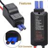 2 Pcs 30A Alligator Clips, 12V 24V Jumper Wire for Car Battery Charger, 1m 26AWG Edition 0120