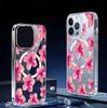 Магнитный чехол Rose Red для iPhone 15/16/17 Pro Max - Полностью прозрачное покрытие