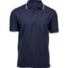 Tee Jays Mens Luxury Stripe Polo Shirt