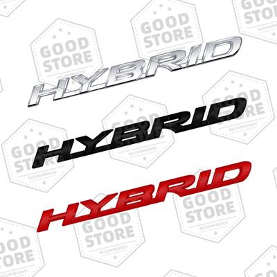 Металлический Значок HYBRID на Кузов Автомобиля 3D Задний Эмблема Буквы Наклейка на Багажник Для RX350 NX200 RX450H RX450 ES300 IS300 LX470 LX570