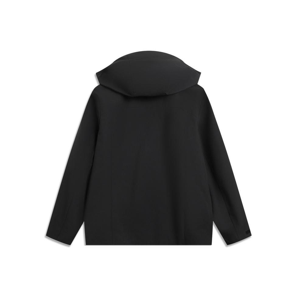 Li Ning Outdoor CF Shell Три-в-одном Флисовая подкладка Теплая Водоотталкивающая Спортивная Ветровка Мужские куртки AWBV113-3