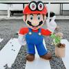 Large Mario Super Mario Toy Figure Pvc Home Decor Collectible Display 27x38cm