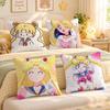 Anime Sailor Moon Magical Cushion Cover Personalized Soft Plush Pillow Living Room Home Sofa Bedroom Office Car Cushion