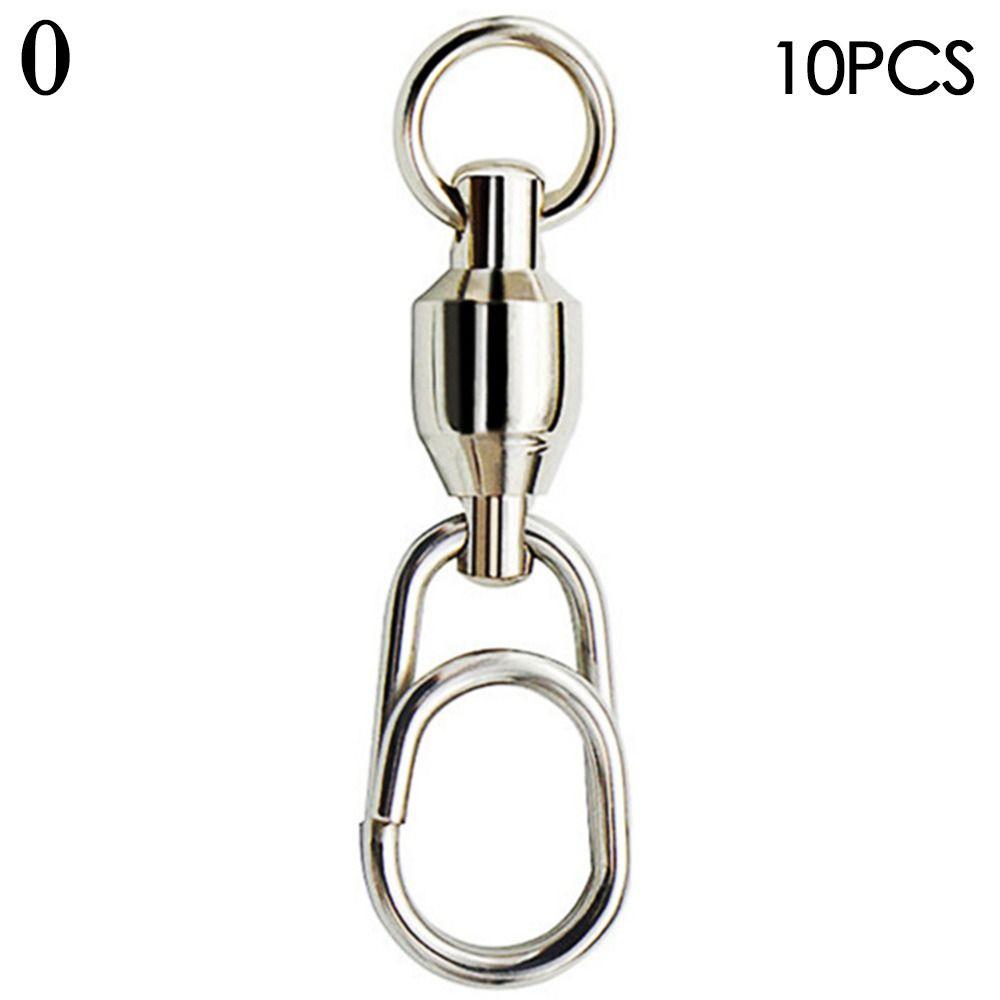Соединительное кольцо для приманки Рыболовные принадлежности Подшипник Вертлюг Соединитель для джиг-приманки Защелка Роллинг Овальные разъемные кольца